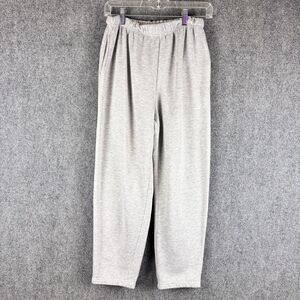 Ashley Hill Sweatpants Womens Petite Gray Lounge Pants 65 Poly Cotton Pockets